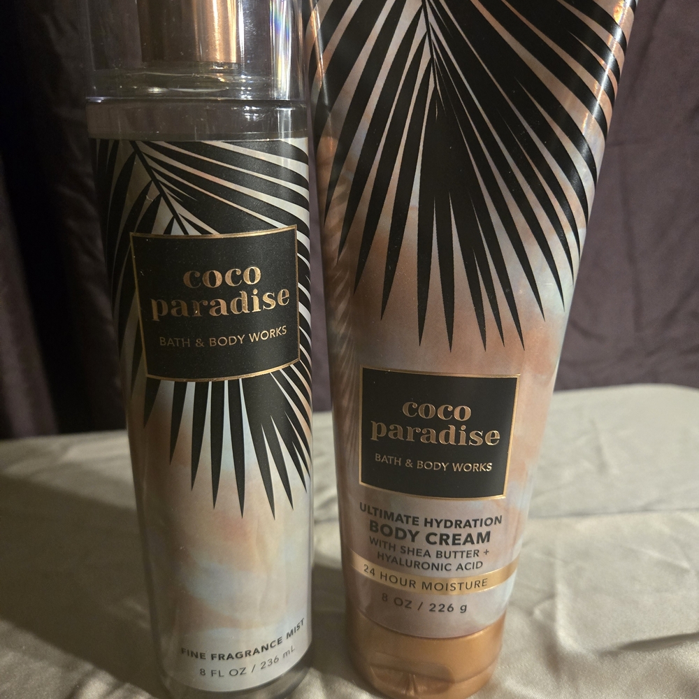 Bath & Body Works Coco Paradise Hydration Set